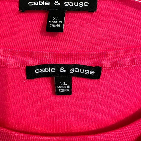 Cable and Gauge Sweater Set size XL - Picture 3 of 7